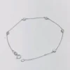 bracciale 5 diamanti modello tiffany